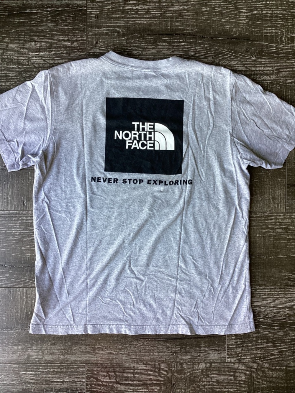 The North Face "Never Stop Exploring" Graphic T-Shirt - Large